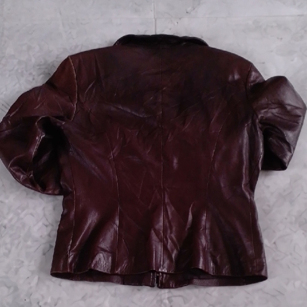 Vintage 90s Danier Italian Leather Jacket - Picture 6 of 7